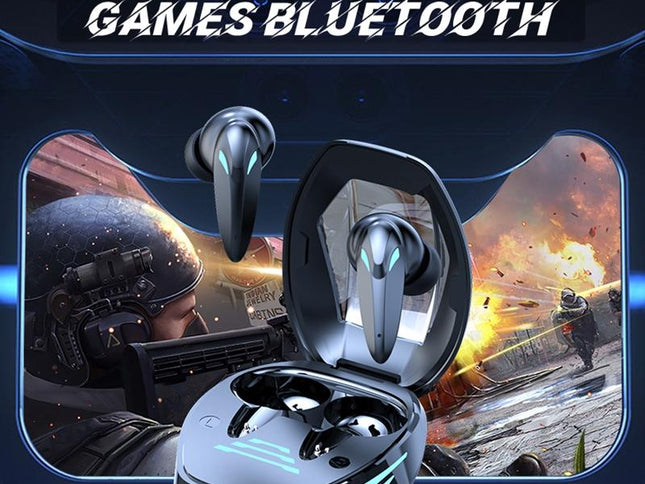 Wireless Gaming Earphones With Noise Reduction - Black-1915196837464248322