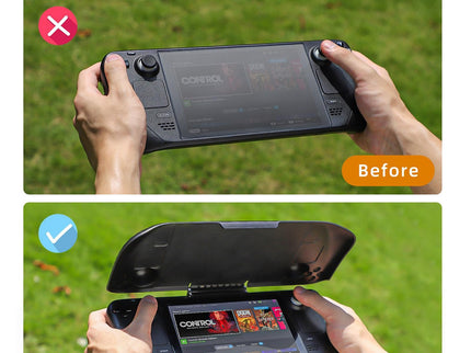 3-In-1 Gaming Console Protector With Sun Hood And Kickstand-1915196823597879302