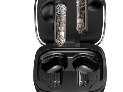 Black Tws Bluetooth Gaming Earphones With Noise Reduction-1915196854199521281