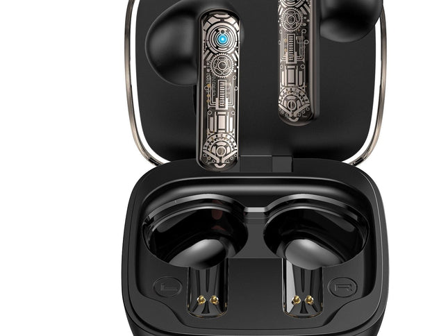 Black Tws Bluetooth Gaming Earphones With Noise Reduction-1915196854199521281