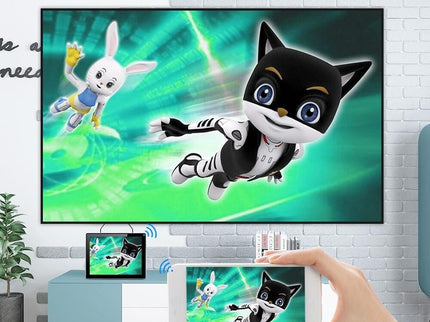 Portable Mini Projector For Kids - 1080P Led Same Screen Version-1915197828410511367