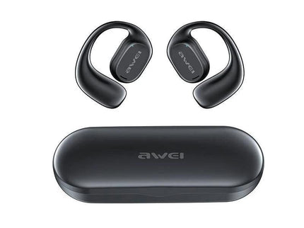 Black T69 Sport Tws Bluetooth Earbuds With Air Conduction-1915196846687522816