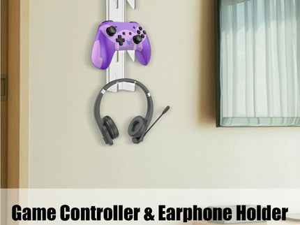 Acrylic Game Controller And Headphone Wall Mount - Set Of 2-1915197531353124868