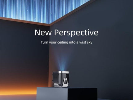360 Degree Rotating Mini Led Projector - 150 Lumens 1280X720P-1915197694020816902