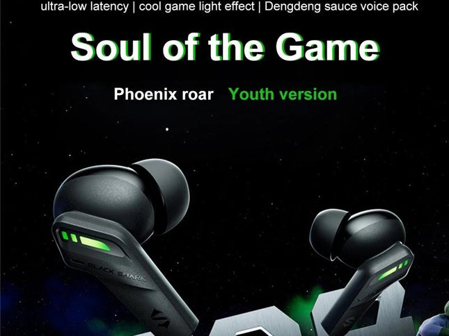 Wireless Black Shark Tws Bluetooth Earphones - Youth Edition-1915198059470524417