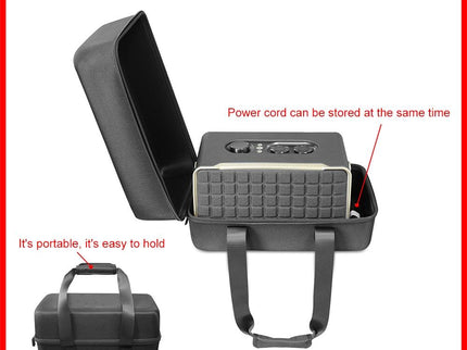 Jbl Authentics 300 Portable Speaker Bag - Hard Shell Dustproof Black-1915196842342223876