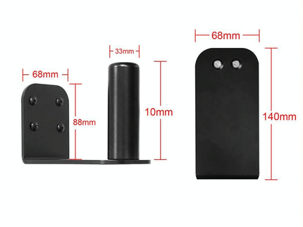 Bose S1 Pro / S1 Pro+ Metal Wall Mount Bracket - Black-1915196845798330370