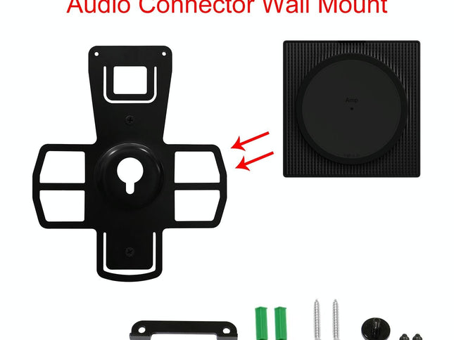 Wall Mount Bracket For Sonos Amp - Black-1915196850714054658