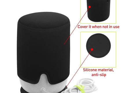 Black Dustproof Case For Homepod / Mini 2 Speaker With Anti-Slip Pad-1915196929910902788