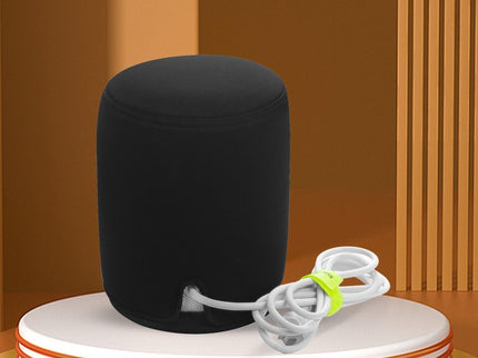 Black Dustproof Case For Homepod / Mini 2 Speaker With Anti-Slip Pad-1915196929910902789