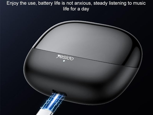 Black Wireless Bluetooth Earphones - Tws26-1915196870049796098
