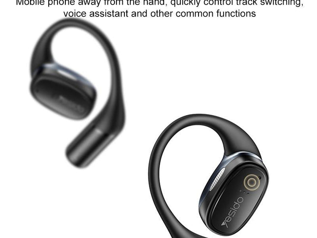 Black Open Wireless Bluetooth Earphones - Ysp18 Ows-1915197137197600769