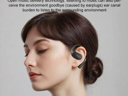 Black Open Wireless Bluetooth Earphones - Ysp18 Ows-1915197137197600771
