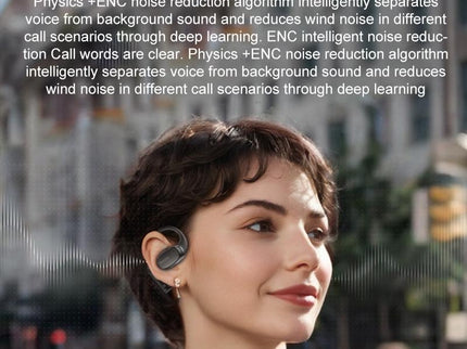 Black Open Wireless Bluetooth Earphones - Ysp18 Ows-1915197137197600774
