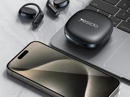 Black Open Wireless Bluetooth Earphones - Ysp18 Ows-1915197137197600776