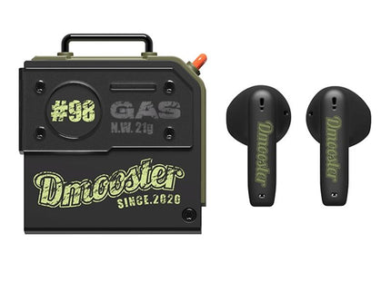 Oil Barrel Bluetooth Earphones - Black / Green Tws-1915197122844692488