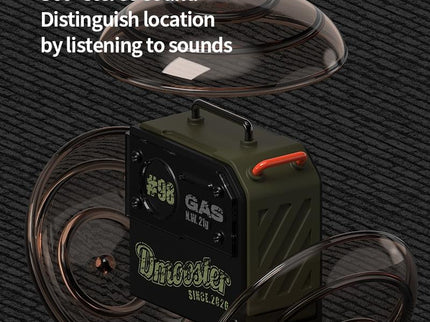 Oil Barrel Bluetooth Earphones - Black / Green Tws-1915197122844692487