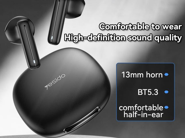 Black Wireless Bluetooth Earphones - Tws25-1915196934155538433