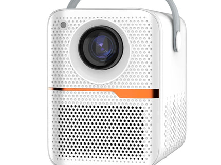 Portable Wifi Projector With Android 10 Os And Hd Display - White-1915196654219300864