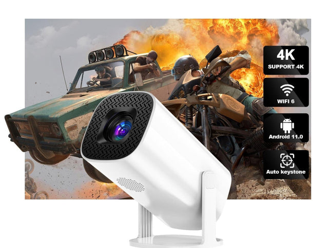 Portable Wifi Projector With Android 11 Os And Hd Display-1915196655943159809