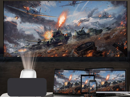 Portable Wifi Projector With Android 11 Os And Hd Display-1915196655943159811