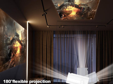 Portable Wifi Projector With Android 11 Os And Hd Display-1915196655943159814