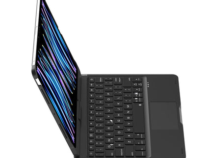 360 Degree Rotating Bluetooth Keyboard Leather Case For Ipad Pro 11 With Backlight - Black-1915197148748713988