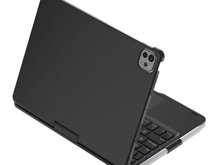 360 Degree Rotating Bluetooth Keyboard Leather Case For Ipad Pro 11 With Backlight - Black-1915197148748713989