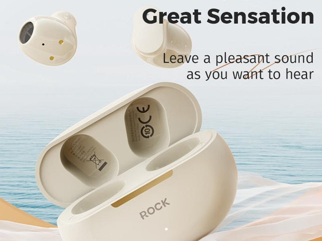 Beige Bluetooth 5.0 Tws Earphones-1915196941151637504
