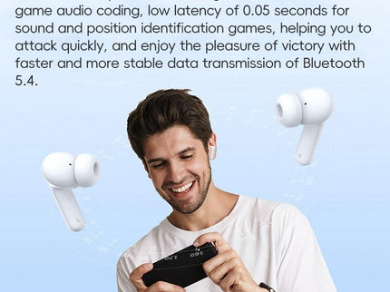 Wireless Active Noise-Cancelling Earbuds - White-1915196819571347465