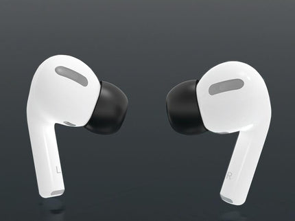 6 Pairs Wireless Earphone Earplugs For Airpods Pro With Storage Box - White-1915196916484935684