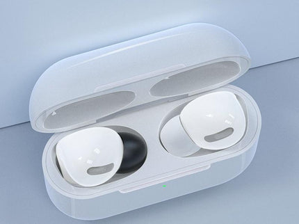 6 Pairs Wireless Earphone Earplugs For Airpods Pro With Storage Box - White-1915196916484935686