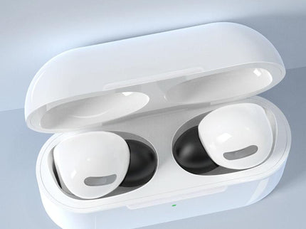 6 Pairs Wireless Earphone Earplugs For Airpods Pro With Storage Box - White-1915196916484935687
