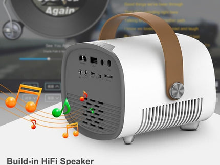 Mini Portable Led Projector For Kids - 1080P Resolution-1915197822760783881