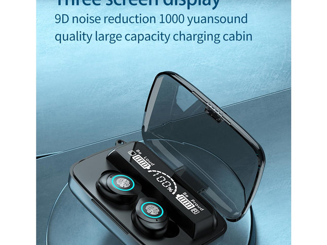 Waterproof Wireless Bluetooth Earphones With Touch Screen And Charging Box-1915196983203729409