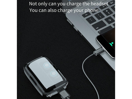 Waterproof Wireless Bluetooth Earphones With Touch Screen And Charging Box-1915196983203729412