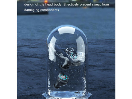 Waterproof Wireless Bluetooth Earphones With Touch Screen And Charging Box-1915196983203729415