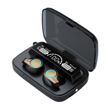 Waterproof Wireless Bluetooth 5.0 Earphones With Charging Box And Led Display-1915197074165600256