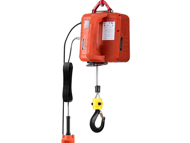 Giantz Electric Hoist Winch 500KG Wired/Wireless Remote Control