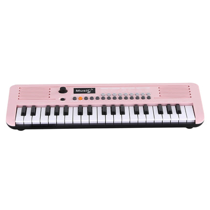 Alpha 37-Key Digital Piano Keyboard for Kids Beginners Electronic Keyboard Piano Gift Pink