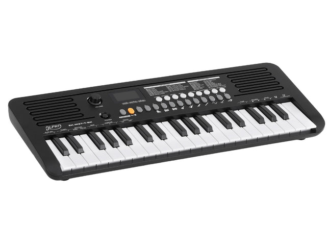 Alpha 37-Key Digital Piano Keyboard Electric Black