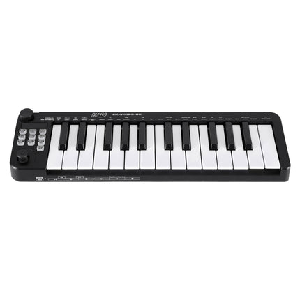 Alpha 25-Key MIDI Keyboard Controller Portable USB Laptop Black