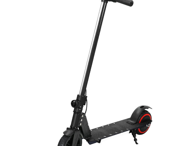 Electric Scooter 130W 16KM/H LED Light Folding Portable Riding Commuter Black