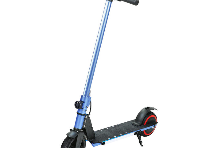Electric Scooter 130W 16KM/H LED Light Folding Portable Riding Commuter Blue
