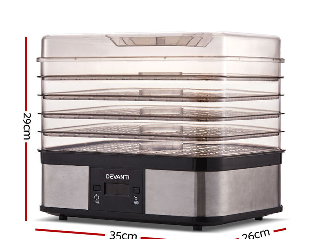 Devanti 5 Trays Food Dehydrator