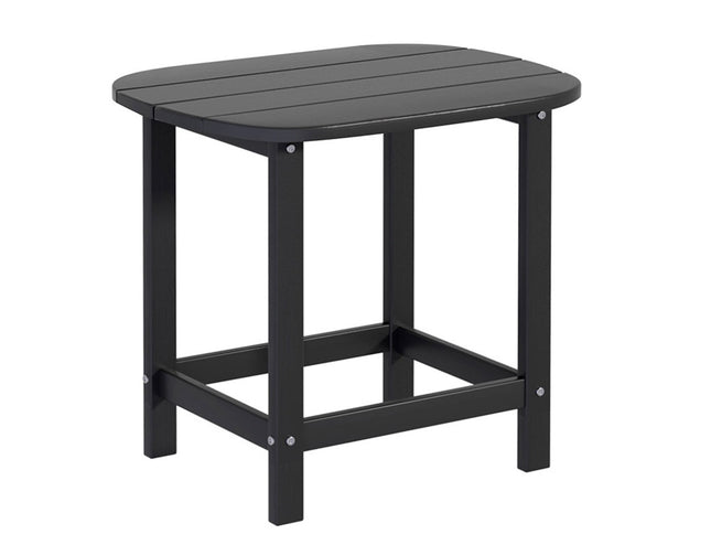 Gardeon Outdoor Coffee Side Table HDPE Desk Patio Furniture Camping Garden Black