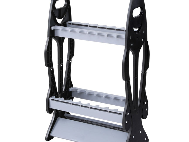 Seamanship Fishing Rod Holder 16 Storage Rack Fishing Pole Stand Garage Organizer Holds