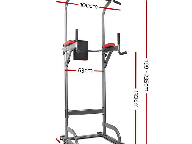 Everfit Weight Bench Chin Up Tower Bench Press Home Gym Wokout 200kg Capacity