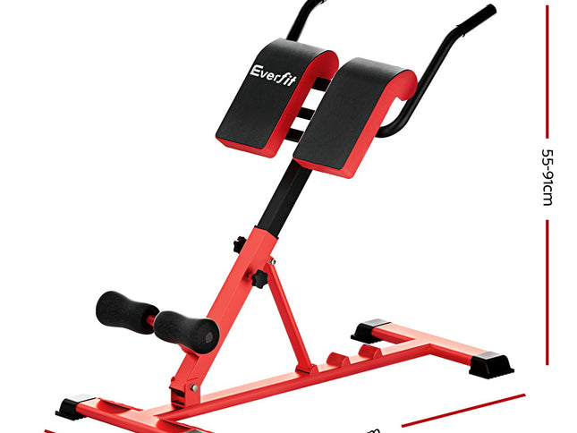 Everfit Weight Bench Adjustable Roman Chair 10 in 1 Home Gym Fitness 200kg