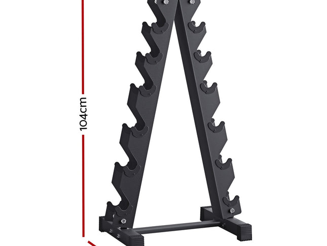 Everfit Dumbbells Rack 6 Tier Dumbbell Stand Home Gym Storage 200kg Capacity